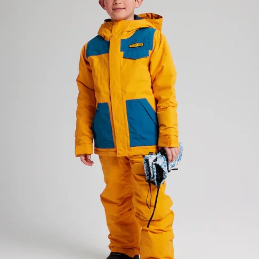 NEW Burton Jacket Youth Boys Small and Large Cadmium Yellow Dugout Snowb… - Picture 8 of 9